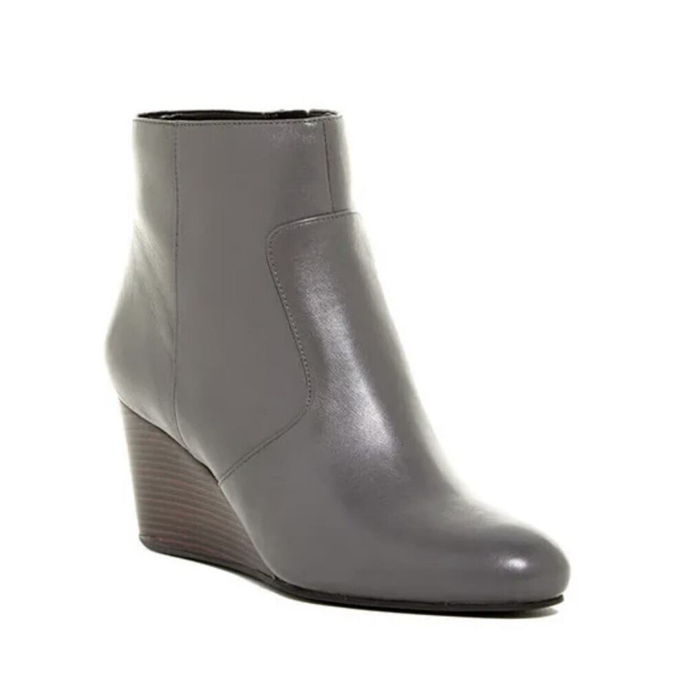 Cole Haan Women's Elsie Bootie II Leather Gray Ankle Boots Sz. 7.5 B New gray